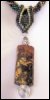 Peyote-Stitch Rope with Stone Pendant
